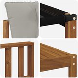  Set vanjskih sofa 9 kom. Prirodna i svijetlo siva | shoptok.hr