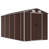  The Living Store Vrtna lopa rjava 191x385x198 cm pocinkano jeklo - Vrtna Lopa, (21449765) | Shoptok.si