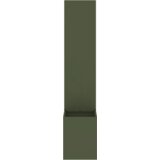 vidaXL Vrtno korito z dekorativno ploščo Olivno zelena 32 x 140 cm | Shoptok.si