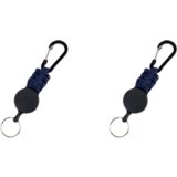 INF 2 paketa zložljivega obeska za ključe, močan obesek za ključe s sponko za pas NavyBlue, (22157624) | Shoptok.si