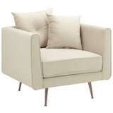Bessagi Home počivalnik chesterfield luis, žamet, bež | Shoptok.si