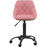  Blagovaonska stolica ružičasta baršunasta - Ružičasta 1 | shoptok.hr