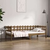  Dnevni ležaj smeđa boja meda 80 x 200 cm od masivne borovine Cijene