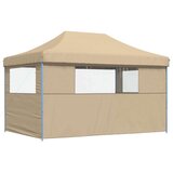 Šator za svadbe - šator za zabave Bež 292 x 440 x 315 cm Oxford tkanina - Bež s dvije bočne zidove Da | shoptok.hr