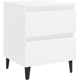  Noćni ormarići 2 kom bijeli 40 x 35 x 50 cm konstruirano drvo | shoptok.hr