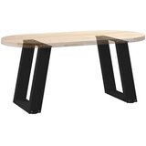  Noge za klub stolić U-oblik 2 kom Crne 38 x (42-43) cm Čelik | shoptok.hr