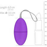 Easytoys Mini Vibe Collection vibracijsko jaje Easytoys - s daljinskim upravljačem, ljubičasta | shoptok.hr