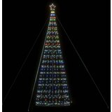 vidaXL Osvetljena novoletna jelka stožec 1534 LED barvita 503 cm Cene