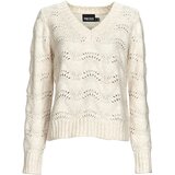 Pieces PCBIBBI LS V-NECK KNIT Bijela Cijene