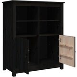  Komoda crna 83 x 41 5 x 100 cm od masivne borovine | shoptok.hr