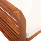 3 Vrtna klop za 3 osebe z blazino 150 cm trden akacijev les | Shoptok.si