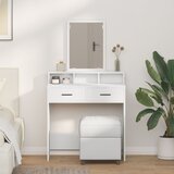 vidaXL Bijela Konstruirano drvo 79 x 41 x 140 cm Toaletni sto Cijene