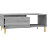 Klubska mizica siva sonoma 90x50x36,5 cm inženirski les, (20714283) | Shoptok.si