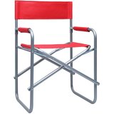  Redateljske stolice 2 kom čelične crvene | shoptok.hr