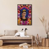  Slika - Frida Kahlo – The Frame (Self-Portrait) 80x120 U crnom drvenom okviru | shoptok.hr