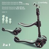 Sun Baby romobil za ravnotežu na 3 kotača 3u1 zeleni | shoptok.hr
