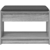  Klupa za hodnik s jastukom Sivi Sonoma 63 x 38 x 45 cm - Sivi Sonoma 63 cm | shoptok.hr