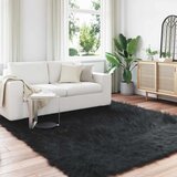  Tepih od umjetne ovčje kože TAFALLA Crna 200 x 200 cm Poliester | shoptok.hr