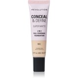 Makeup Revolution Conceal & Define matirajući puder nijansa F2NC 23 ml | shoptok.hr