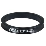 Force podloška a-head viljuške, anodizirana, 1 1/8'' 5mm aluminijum, crni ( 15580 )