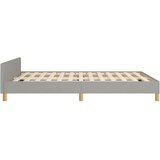  Okvir za krevet bez madraca svjetlosivi 140x200 cm od tkanine | shoptok.hr