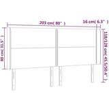  Posteljno vzglavje svetlo sivo 203x16x118/128 cm blago, (20738969) | Shoptok.si