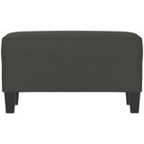  Klupa tamnosiva 70 x 35 x 41 cm od mikrovlakana | shoptok.hr
