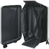 vidaXL Zložljiva potovalna torba trdo ohišje 28'' srebrna 50x30x76 cm ABS | Shoptok.si