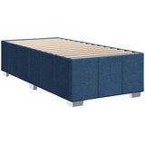 vidaXL Krevet s oprugama i madracem plavi 90 x 200 cm od tkanine | shoptok.hr