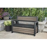 Keter rjava plastična vrtna klop deco – | Shoptok.si