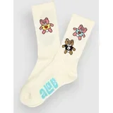 Scare Bears Crew Nogavice off white