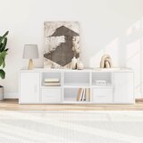  Kutni ormarić bijeli 160 x 40 x 45 cm od konstruiranog drva | shoptok.hr