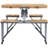  Sklopivi stol za kampiranje s 4 sjedala od čelika i aluminija | Eponuda.com