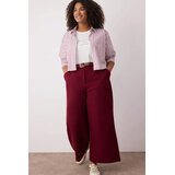 Trendyol Ženske pantalone Tbbaw26Ar00001, Bordo Cene