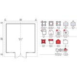 Male kuće Drvena vrtna kuća AINO 400 × 400 cm sa šindrom | shoptok.hr