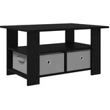  Klubska miza Črna Orehovina 77 x 55 x 42 cm Konstruiran les, (5000295404) | Shoptok.si