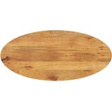 vidaXL Mizna plošča 110x50x2,5 cm ovalna trden mangov les | Shoptok.si