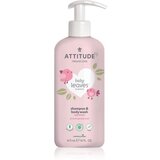 Attitude Baby Leaves Unscented gel za tuširanje i šampon 2 u 1 za djecu 473 ml | shoptok.hr