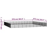  kavez za pse čelični 84,68 m² | shoptok.hr