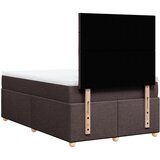  Krevet box spring s madracem tamnosmeđi 120 x 190 cm od tkanine | shoptok.hr