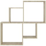  Kockaste zidne police boja hrasta sonome 80x15x78,5 cm drvene | shoptok.hr