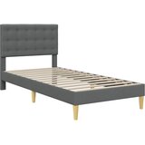  Okvir kreveta s madracem Tamno siva 90 x 190 cm tkanina | shoptok.hr