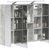  Kopalniška ogledalna omara Betonsko siva 80 x 14.5 x 70 cm, (5000232875) | Shoptok.si