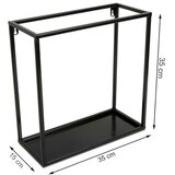  Zidna polica 35x35 cm crna | Eponuda.com