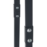  Stalak za drva za ogrjev crni 100 x 25 x 100 cm čelični | Eponuda.com