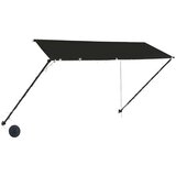  Zložljiva tenda z LED lučmi 350x150 cm antracitna, (20610332) | Shoptok.si
