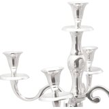  svečnik srebrn 32x32x79,5 cm aluminij, (22054878) | Shoptok.si