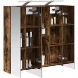  Kopalni&amp;scaron;ka ogledalna omara Dimljeni oreh 70 x 14,5 x 70 cm, (5000233193) Slike