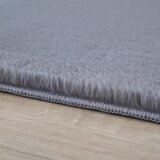 XXXL Preproga Z Visokim Florom Pouffy, Siva, 200x290cm | Shoptok.si