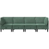  Komplet pohištva za dnevno sobo 4 pcs Morsko zelena Žamet, (5000272734) | Shoptok.si